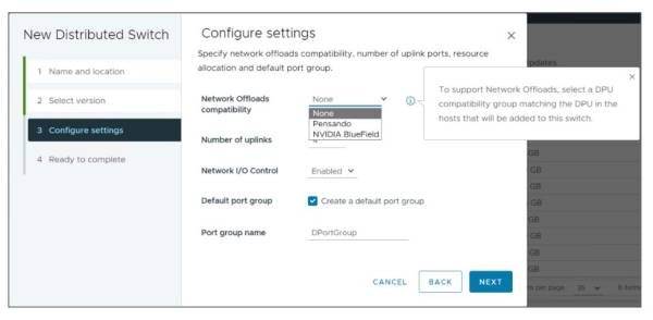 vsphere distributed switch